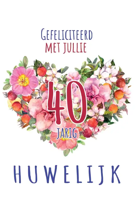 40 jaar getrouwd
