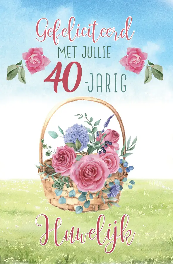 40 jaar getrouwd