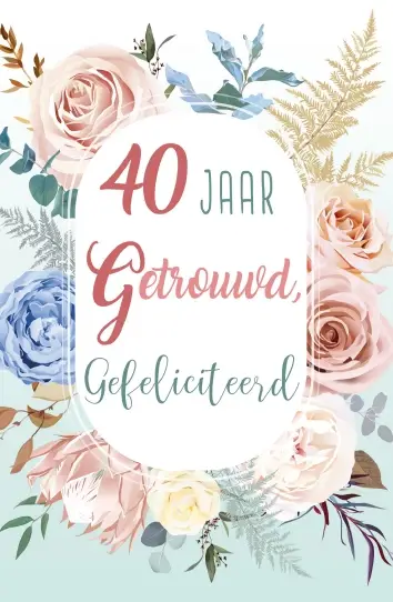 40 jaar getrouwd