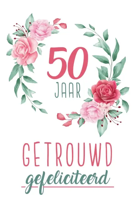 50 jaar getrouwd