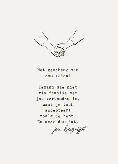 Het geschenk van een vriend