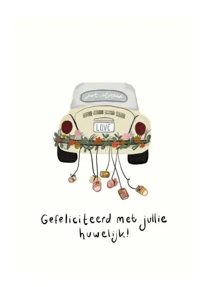 Gefeliciteerd met jullie huwelijk