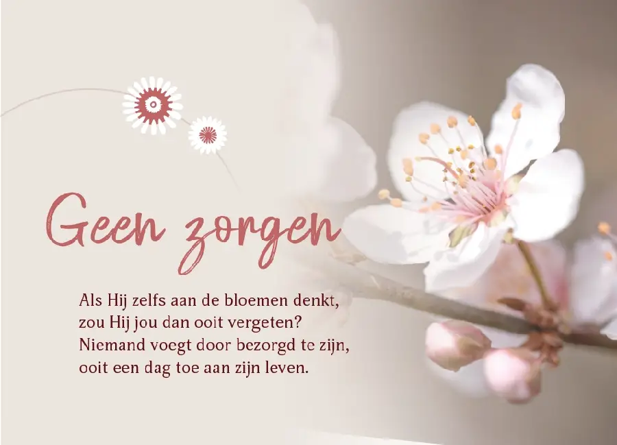 Enkele Kaart Als HIj zelfs aan