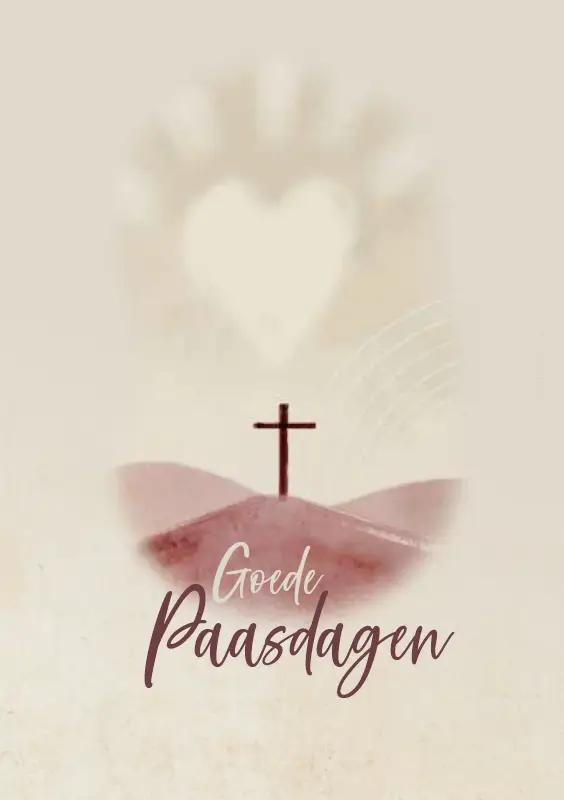 Prentbriefkaart Goede Paasdagen