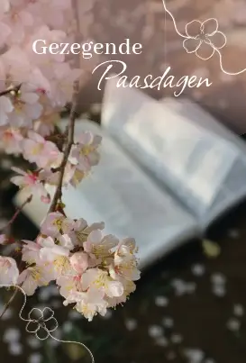 Minkaartje Gezegende Paasdagen