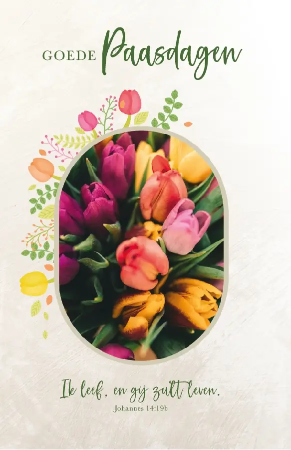 Wenskaart Goede Paasdagen
