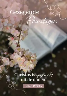 Minikaartje Gezegende Paasdagen