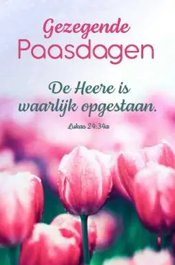 Minikaartje Gezegende Paasdagen