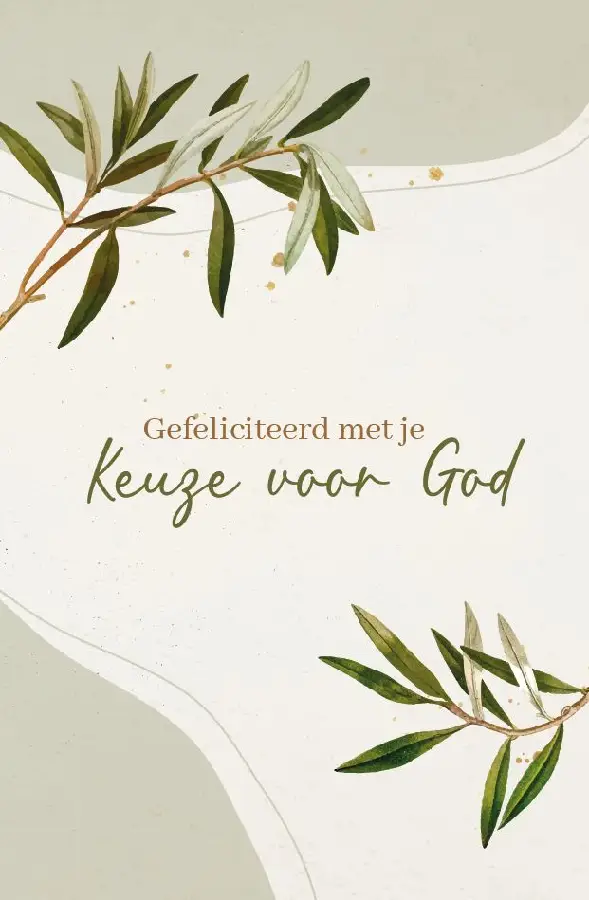 Wenskaart Gef. keuze voor God
