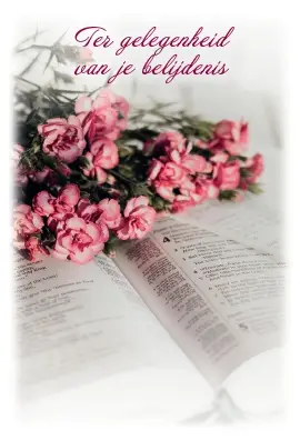 Minikaartje Ter Gelegenheid Belijdenis