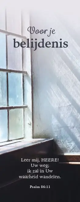 Boekenlegger Ter Gelegenheid Belijdenis