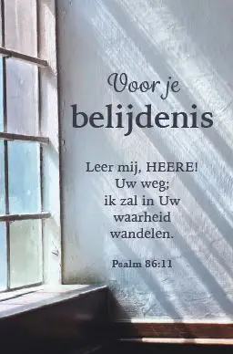 Minikaartje Ter Gelegenheid  Belijdenis