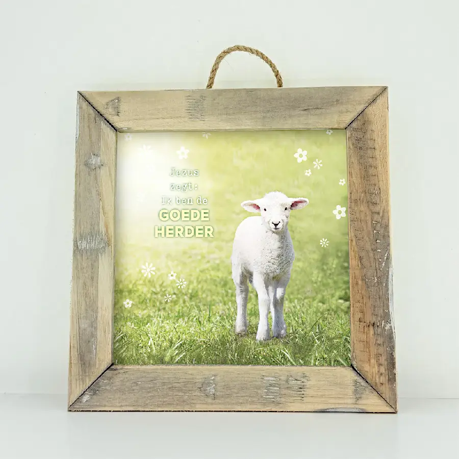 Schilderij Square Goede Herder