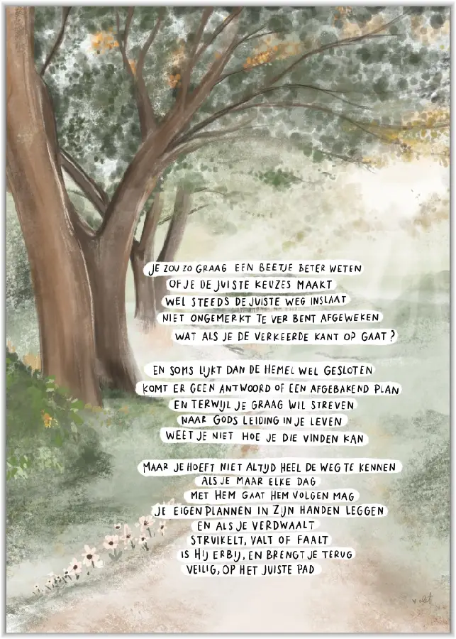 Poster A4 Je zou zo graag