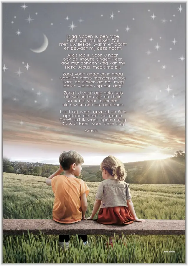 Prentbriefkaart Opa en Oma