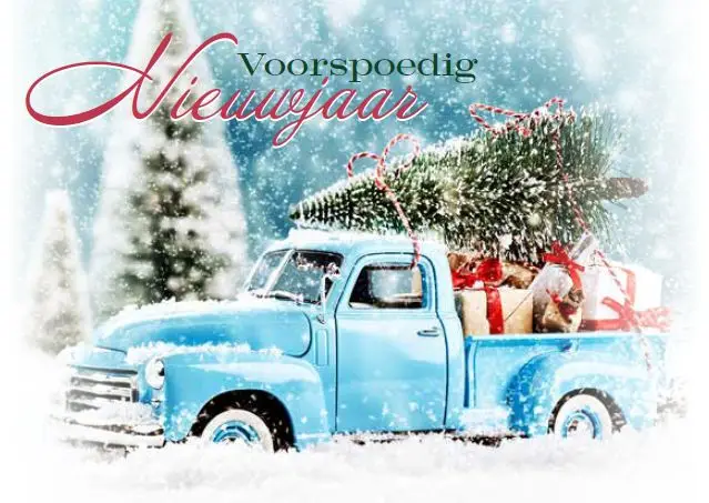 Map 5 Prentbriefkaarten V. Nieuwjaar