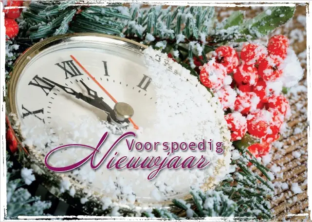 Map 5 Prentbriefkaarten V. Nieuwjaar