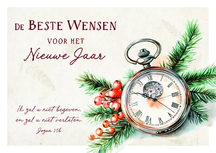 Map 5 Prentbriefkaarten Beste Wensen m/t