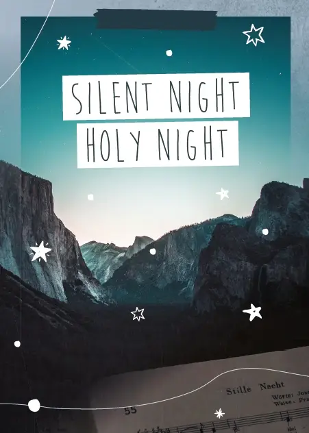 Enkele kaart Silent night
