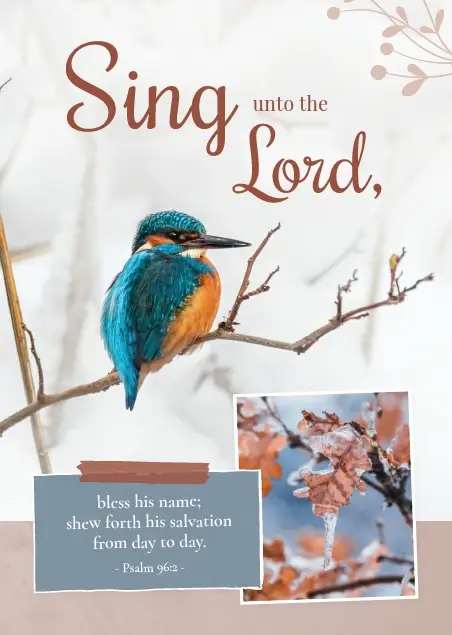 Enkele kaart Sing unto the Lord