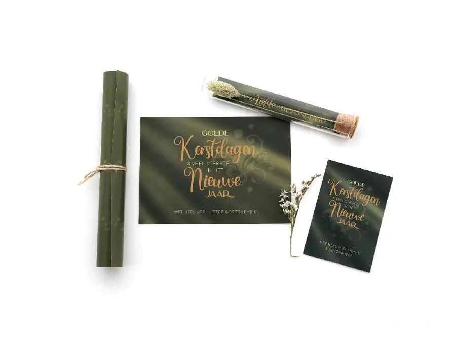 Giftbox Goede Kerst/ Glazen buisje