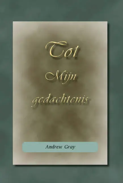 Tot Mijn gedachtenis
