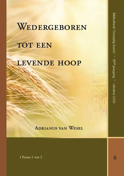 Wedergeboren tot een levende hoop