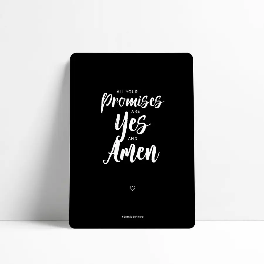 All your promises are yes and amen