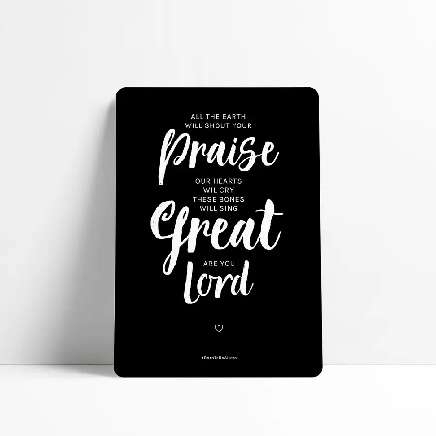 All the earth will shout your praise