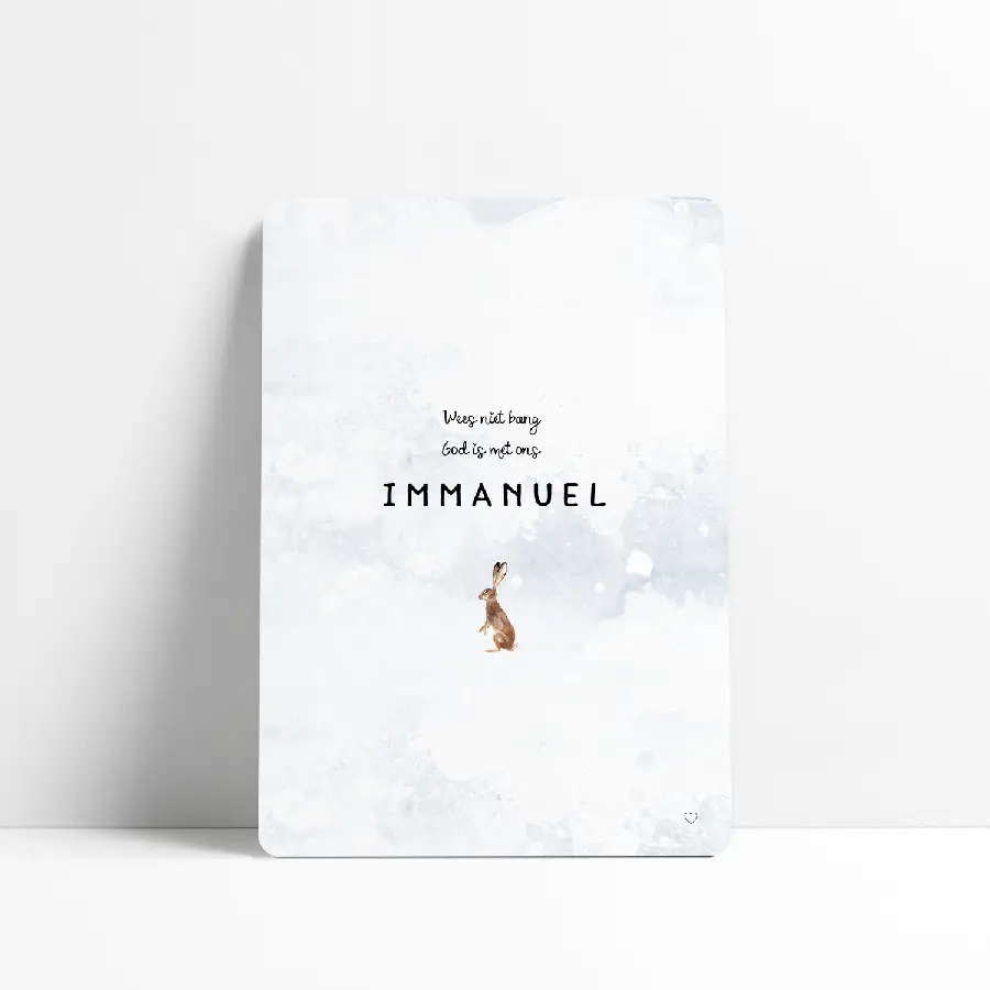 Wees niet bang Immanuel