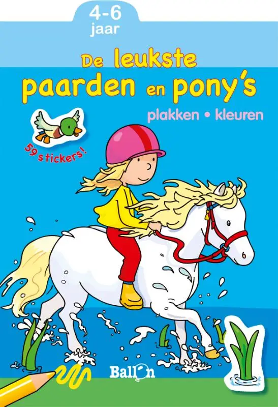 Leukste paarden en ponys plakken en kleu