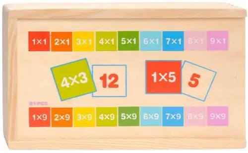 Rekendomino hout ? vermenigvuldigen 81dl