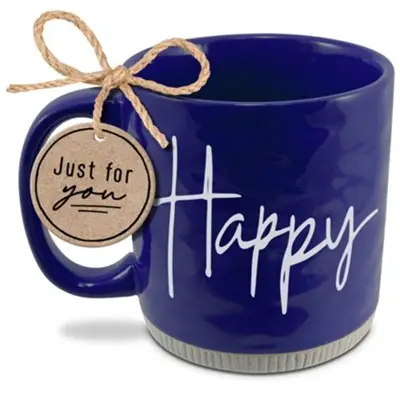 Gift Mug Happy Blue