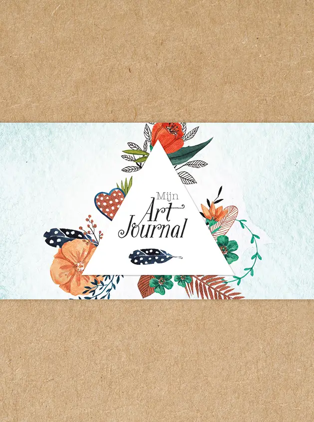 Mijn art journal (16,5 x 21 cm)
