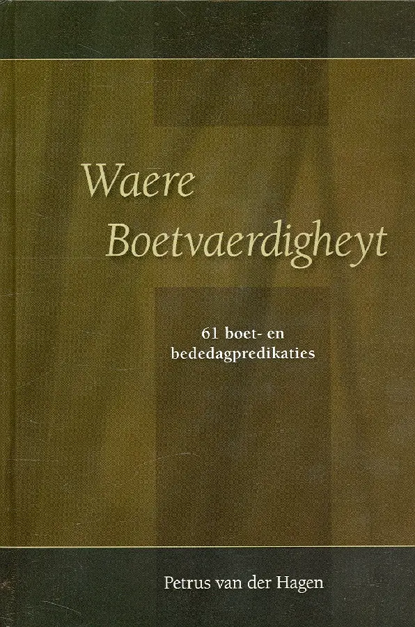 Waere boetvaerdigheyt