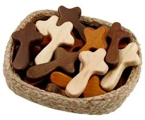 Display crosses (36) Natural Dark Medium