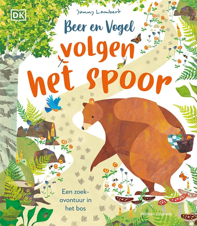 Beer en vogel volgen het spoor
