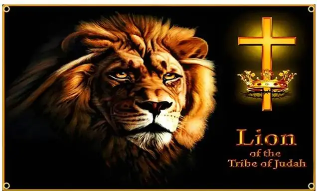 Flag 90x150cm Lion of the tribe of Judah