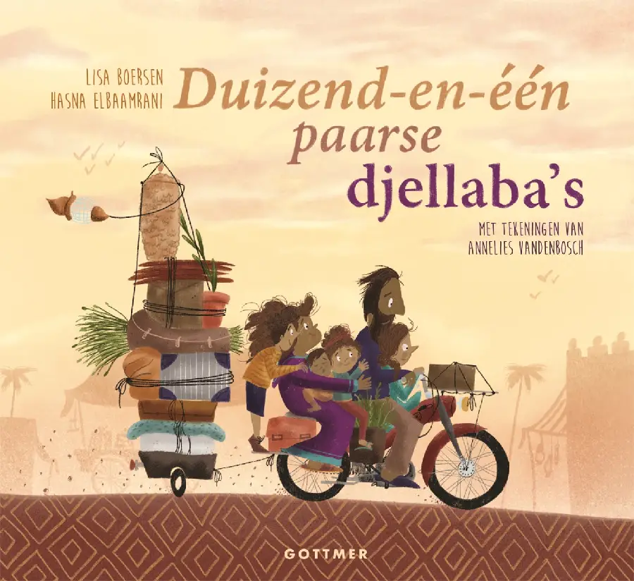 Duizend-en-??n paarse djellaba's