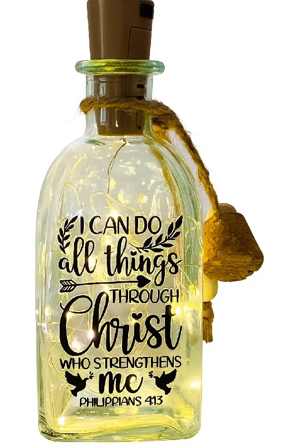 Fles led licht 250ml I can do..