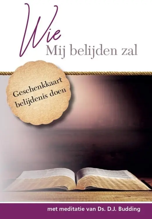 Wenskaartenboekje Wie Mij belijden zal