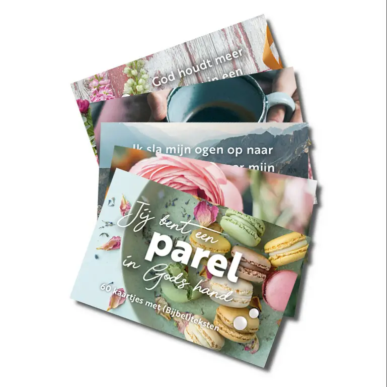 Parelkaartjes in doosje