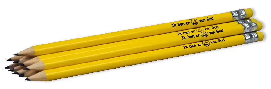 Potlood ik ben er eendje van God