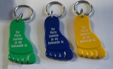 Sleutelhanger voet De Here zegene je