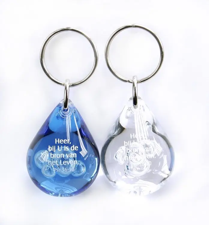 Sleutelhanger waterdruppel Ps. 36:10