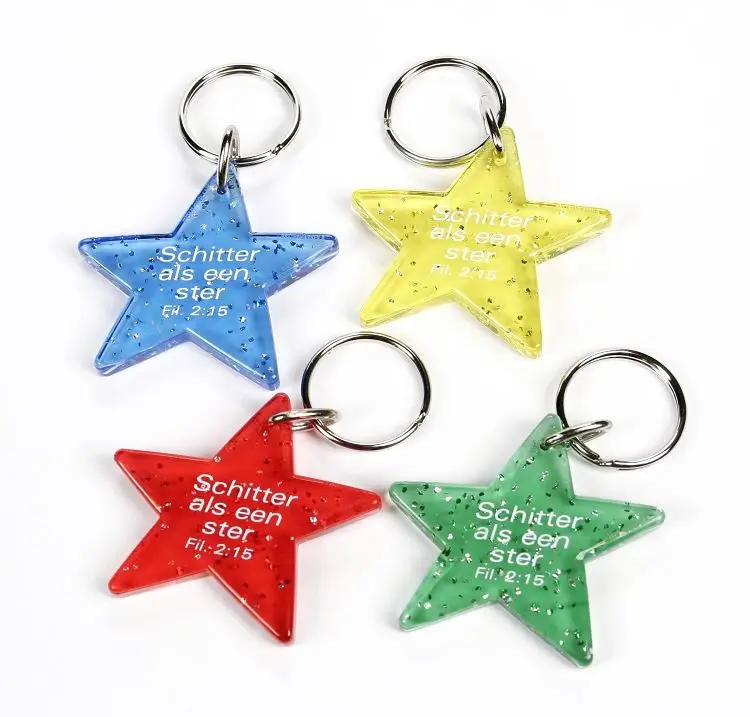 Sleutelhanger schitter als een ster!