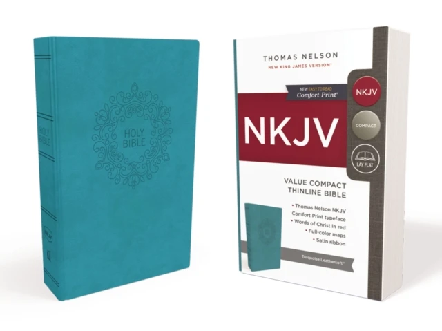 NKJV value compact thinline bible turqoi