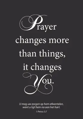 WK puur prayer changes...