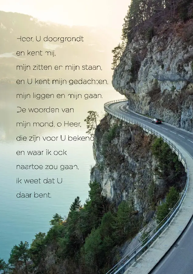 Wenskaart Heer U bent doorgrondt en kent