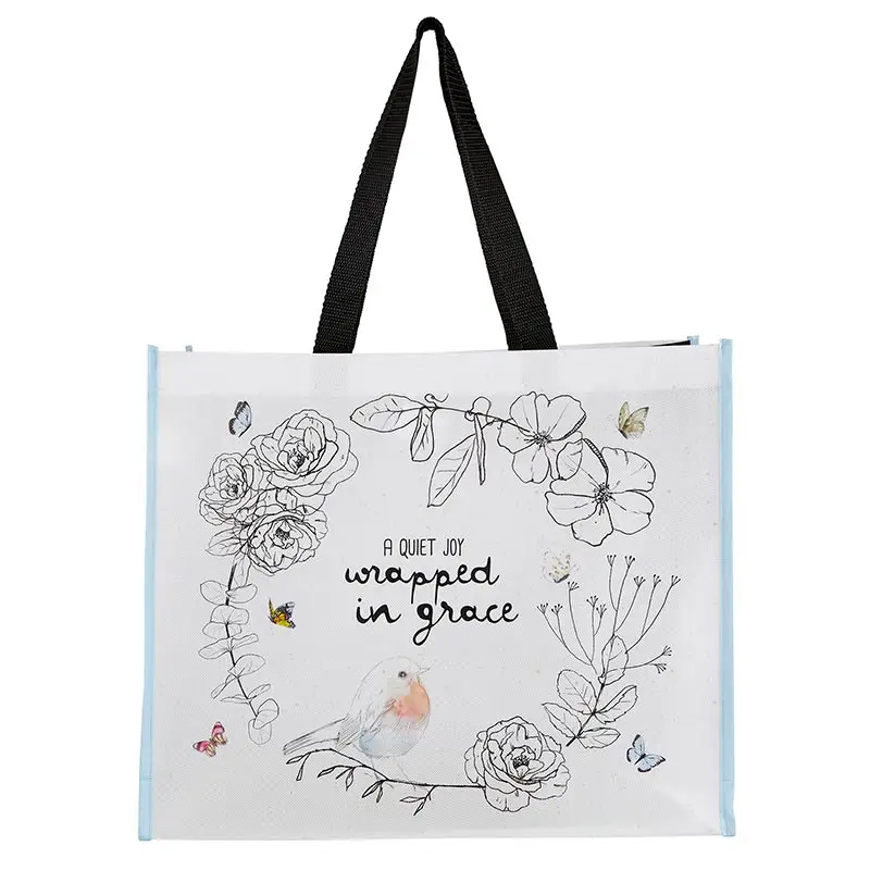 Laminated Tote Bag Wrapped in Grace 40,6